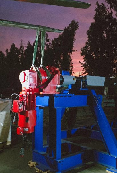Montaje mecánico de enrolladores industriales TTM para Codelco